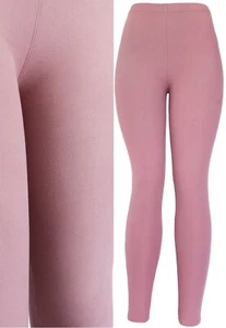 Ultra Soft Solid Brushed Basic Full Regular/Plus Leggings - Picture 1 of 30