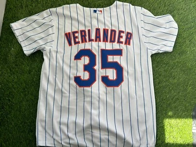 MLB NIKE NEW YORK METS JUSTIN VERLANDER #35 JERSEY SIZE SMALL 8 NWT $90 YOUTH - Image 1 of 4