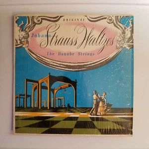 JOHANN STRAUSS WALTZES THE DANUBE STRINGS VINTAGE RECORD ALBUM P-2000 Shrink - Picture 1 of 5