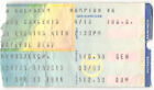 Vintage 1984 Grateful Dead Concert Ticket Stub Hampton VA