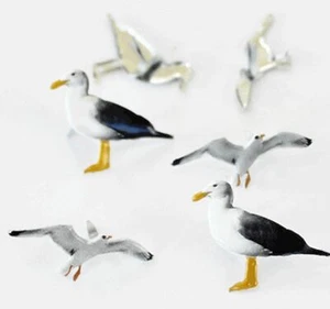 SEAGULL BRADS Gaviotas Playa Lago Náutico Libro de recortes Fabricación de tarjetas Estampado - Imagen 1 de 1