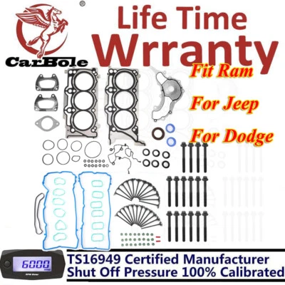 Juego de pernos de junta de culata para 11-16 Ram Chrysler Dodge Avenger Jeep 3,6 L DOHC VIN G Foto 1 de 4