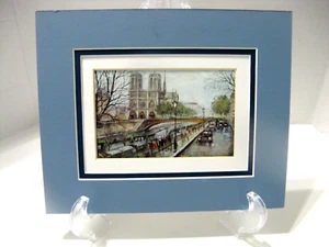 Georges B Signed 4.5x6" Print Notre Dame Cathedral Paris 8x10" Matte (Unframed) - Picture 1 of 4