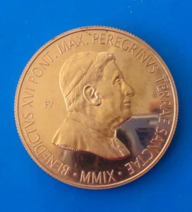 ITALY VATICANO.Medal three PONTIF. BENEDICTUS XVI -IOANNIS PAVLOUS II -PAVLUS VI - Picture 1 of 5