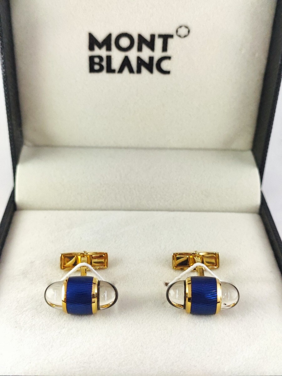 Montblanc Gold Cufflinks for Men for sale - eBay