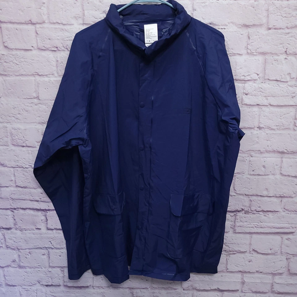 Chaqueta de Lluvia Stearns Dry Wear Unisex Mediana/Grande Capucha Enrollable Ventilada Cremallera Completa Foto 1 de 4