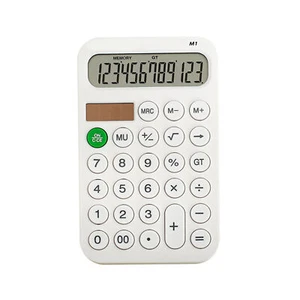 Business Calculator Office Solar Powered Desktop with Lcd Display 12 Digits - Picture 1 of 14
