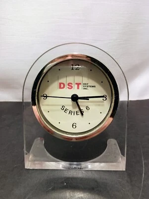 Vintage DST Systems Series 6 Desk Clock Analog Battery Operated  - Image 1 of 4