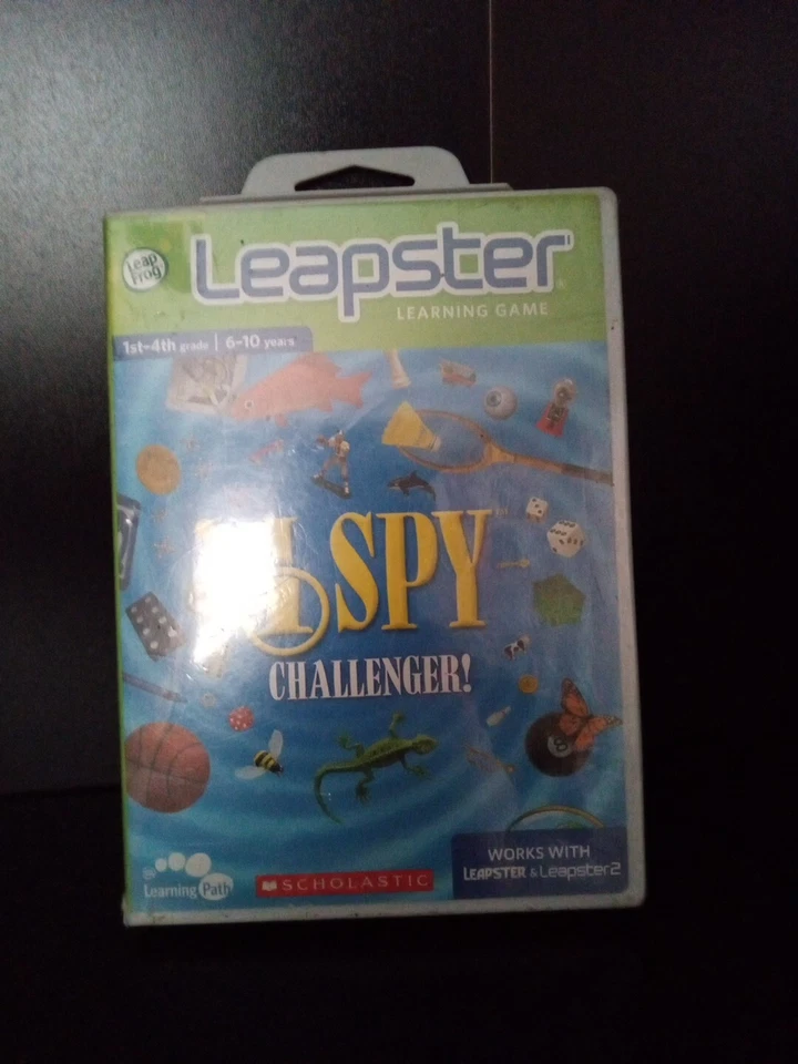 Leap Frog Leapster I Spy Challenger Cartridge 1st-4th Grade 6-10 Years ~ Trl8#6 - Image 1 of 2
