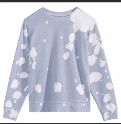 JAY WALKER SWEAT SHIRT CREW NECK BLUE AND WHITE NEW - Image 1 of 4