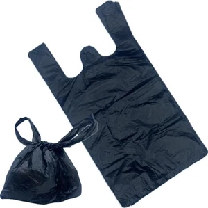 Dog Poo Waste Bags 72 Pack With Tie Handles Strong Walking Foul Pickup Black UK - Picture 1 of 4
