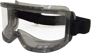 Adjustable Anti-Fog ANSI Z87+ Heavy Duty Safety Goggles, Wearable Over Glasses - Picture 1 of 4