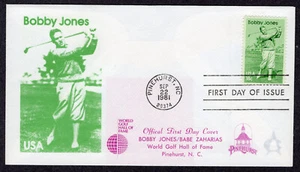 1981 Golf Legend Bobby Jones (Scott 1933) - Andrews Cachet FDC NX947 - Picture 1 of 1