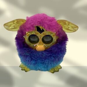 Furby Boom Crystal Pink Purple Blue & Yellow Ears 2012 Tested & Working Hasbro