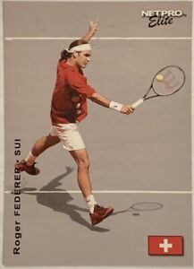 2003 NETPRO ROGER FEDERER RC ROOKIE ELITE EVENT EDITION RED SHIRT #E3