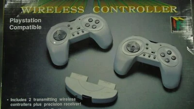 Innovation Docs Wireless Controller Pad Control Stick Joy for Sony PlayStation 1 - Image 1 of 2