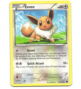 Pokemon 2013 Near Mint NM Eevee 89/116 Plasma Freeze Karte - Bild 1 von 1