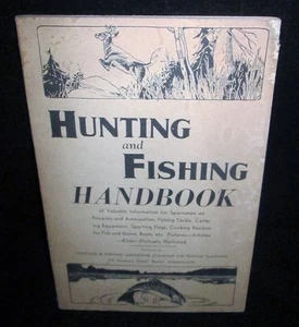 Vintage 1944 Hunting and Fishing Handbook Hunting and Fishing Magazine - Imagen 1 de 4