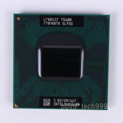 Intel Core 2 Duo T5600 Processor 1.83GHz/667MHz (SL9U3 SL9SG) Socket M/478 CPU - Image 1 of 2