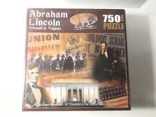 Abraham Lincoln Triumph and Tragedy Jigsaw Puzzle 750 Piece NEW Sealed