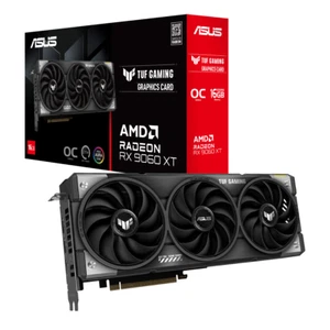 ASUS TUF Gaming Radeon RX 9060 XT OC Edition 16GB GDDR6 Gaming Grafikkarte - Bild 1 von 12