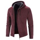 Sweatshirt Mens Coat Daily Long Sleeve Regular Thick Fur Lined Hooded Hoodie