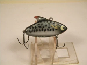Vintage Heddon Super Sonic Black Crappie lipless crankbait lure - Picture 1 of 3