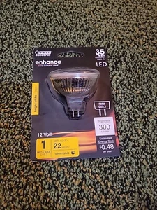 FEIT Enhance 4 watts MR16 LED Bulb 300 lumens Bright White Floodlight 35 Watt - Picture 1 of 2