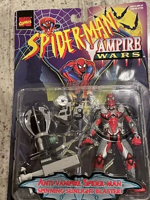 Figura Spider-Man Vampire Wars Anti Vampire Spiderman Nuevo en Paquete ToyBiz 1996-ver Fotos Foto 1 de 4