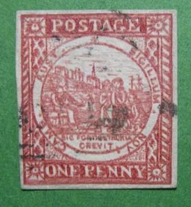 AUSTRALIA NEW SOUTH WALES 1850 Scott 2c CV $850 RX2 - Picture 1 of 2