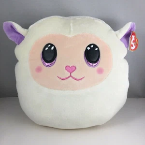 TY Squish-A-Boos / Squishies - FLUFFY das 2022 Osterlamm (kleine Größe 10 Zoll) - Bild 1 von 6