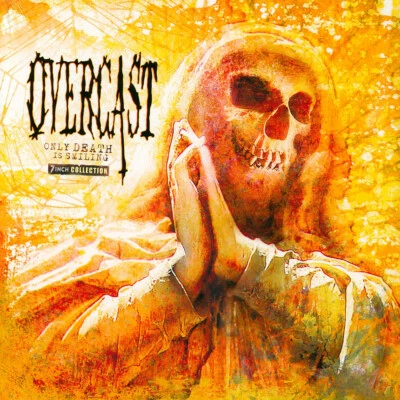 Overcast - Only Death Is Smiling Red / Black Splattered  (2021 - US - Original) - Bild 1 von 2