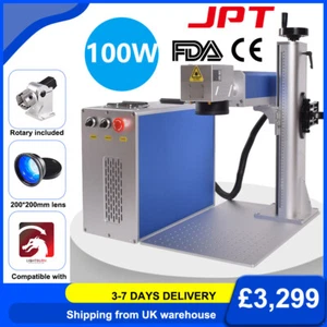 Máquina de marcado láser de fibra Mopa JPT M7 100 W Stock Reino Unido para trabajo en metal - Imagen 1 de 16