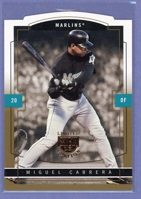 Skybox LE 2004 edición limitada Miguel Cabrera troquelado dorado/150 Foto 1 de 2