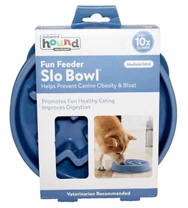 OUTWARD HOUND Fun Feeder Slo Bowl Medium/Mini Holds 2 Cups DW Safe BPA Free - Picture 1 of 3