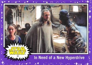 2017 Topps Star Wars Journey To The Last Jedi Purple #51 In Need Of A Hyperdrive - Picture 1 of 2