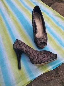 Damen Pumps Pump Sandale offene Schuhe mit Absatz Gr. 37 Graceland  (1014) - Bild 1 von 9