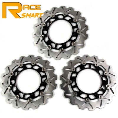 Arashi Front Rear Brake Disc Rotors For Yamaha XVZ 1200 Venture Royale 1984-1987 — 第 1/4 张图片