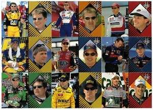 2001 Press Pass NASCAR Optima Gold Parallel You Pick the Card, Finish Your Set