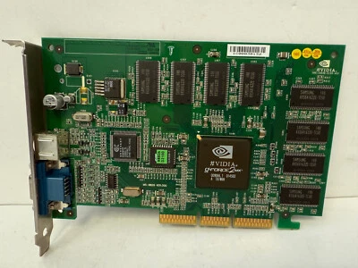 DELL 3K595 AGP GRAPHICS VIDEO BOARD NVIDIA GEFORCE 2MX P36 WITH WARRANTY - Image 1 of 4