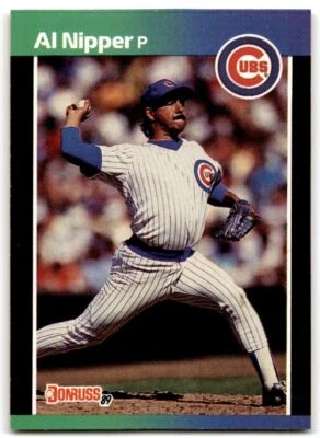1989 Donruss Al Nipper c Chicago Cubs #394 - Image 1 of 2
