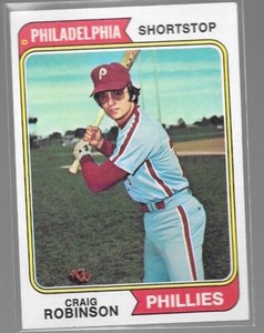 1974 TOPPS CRAIG ROBINSON #23 NRMT