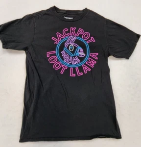 Fortnite T-shirt Boys 2XL Black Graphic Jackpot Loot Llama Gamer Videogames - Picture 1 of 7