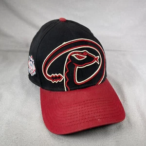 Arizona Diamondbacks Hat Men M/L Black Baseball Cap New Era 39THIRTY Embroidered - Picture 1 of 12