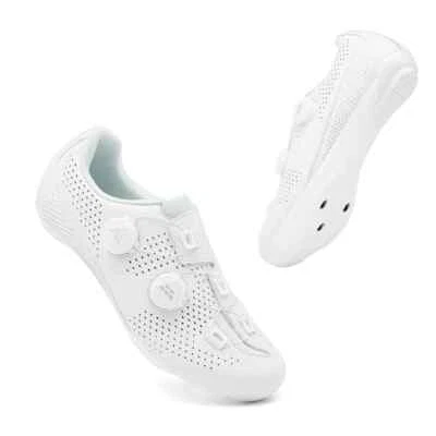 Zapatos de Ciclismo de Carretera Hombres Zapatilla de Velocidad Botín Spd Pedal Plano Bicicleta Calzado al Aire Libre Foto 1 de 4