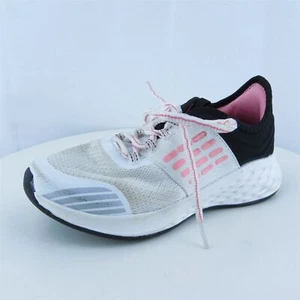 Athletech Youth Girls Athletic Shoes White Fabric Lace Up Size 1 Medium - Picture 1 of 11