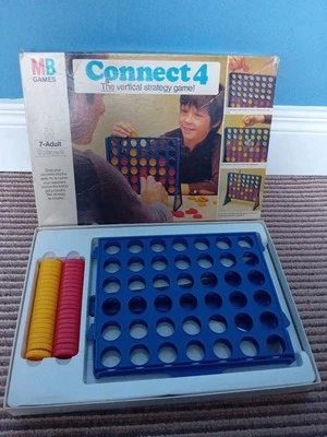 Connect 4 Original 1975 Edition Vintage Retro MB Games Complete  - Image 1 of 4