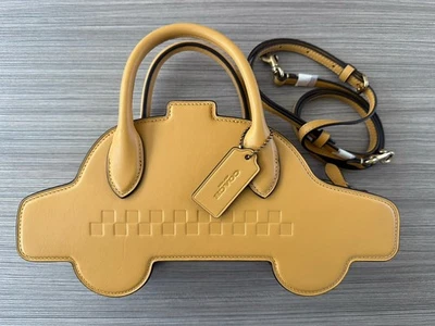 Bolso Bandolera Coach Taxi de Cuero CY835 Latón/Amarillo Nuevo con Etiquetas Foto 1 de 4