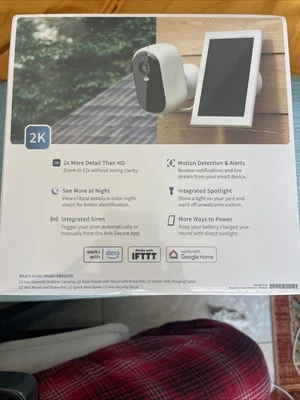 Arlo VMK3250-1SCNAS Essential 2-Camera Outdoor Wireless 2K Security Camera 2nd..