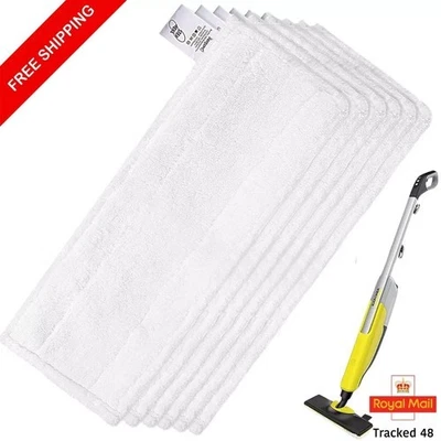 5x Steam Mop Pads For Karcher SC1 SC2 SC3 SC4 SC5 EasyFix Microfiber Floor - Image 1 of 4
